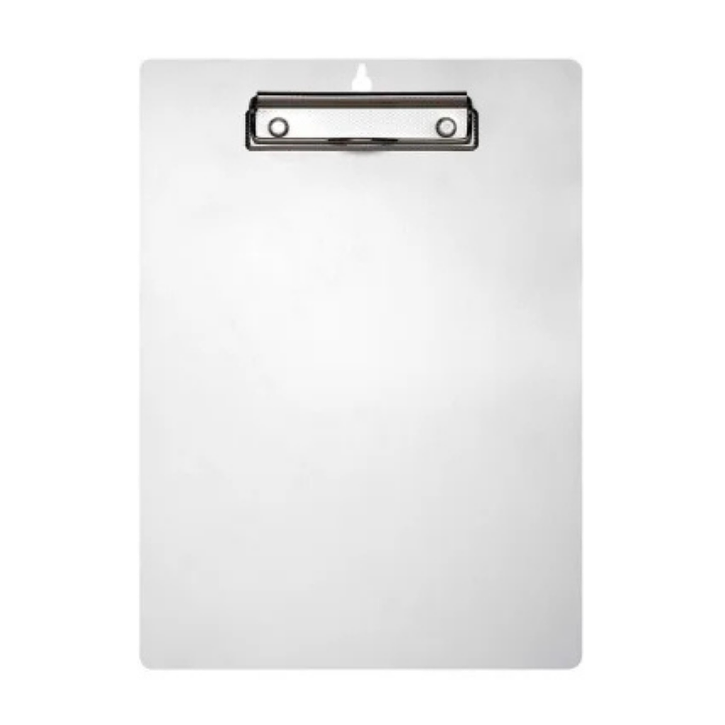 PORTAPAPELES ALUMINIO CON PINZA SUPERIOR Ref. 324937 - 040411