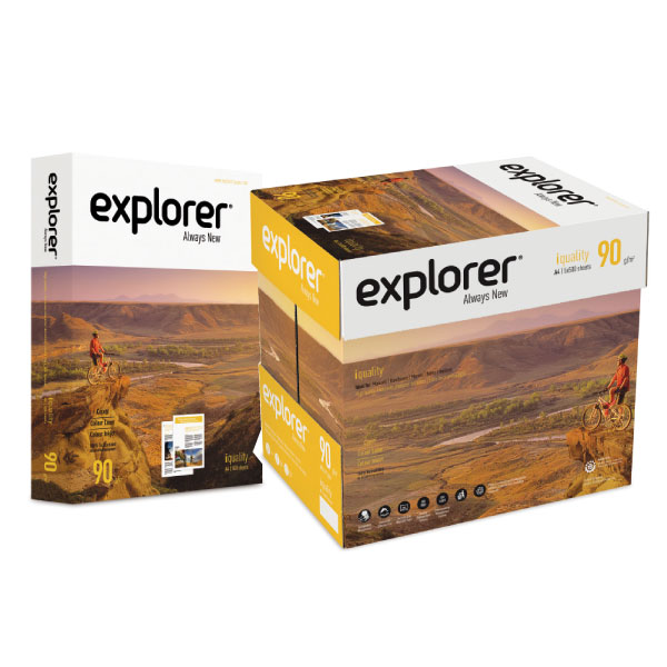 PAQUETE 500 HOJAS PAPEL A4 90gr EXPLORER IQUALITY Ref. 65013170