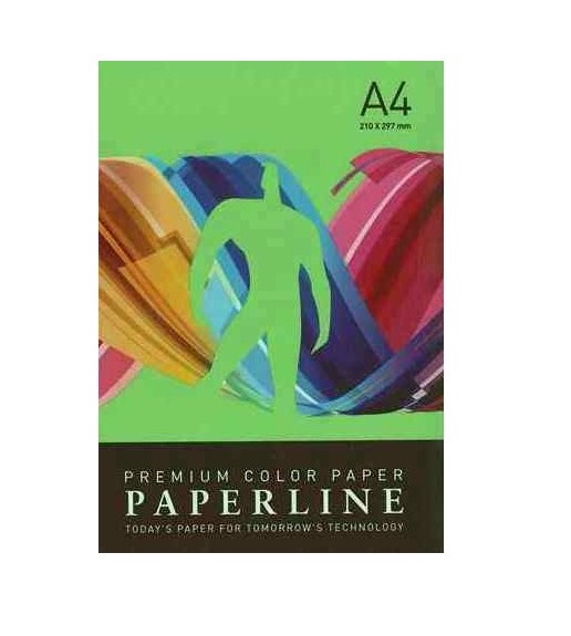 PACK 500 HOJAS PAPEL A4 80grs VERDE IT190 Ref. 15645 - 001014