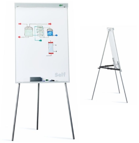 PIZARRA DE CABALLETE REGULABLE MELAMINADA 70x102cm (CON SISTEMAS DE ESTABILIDAD FAIBO Ref. 5MS
