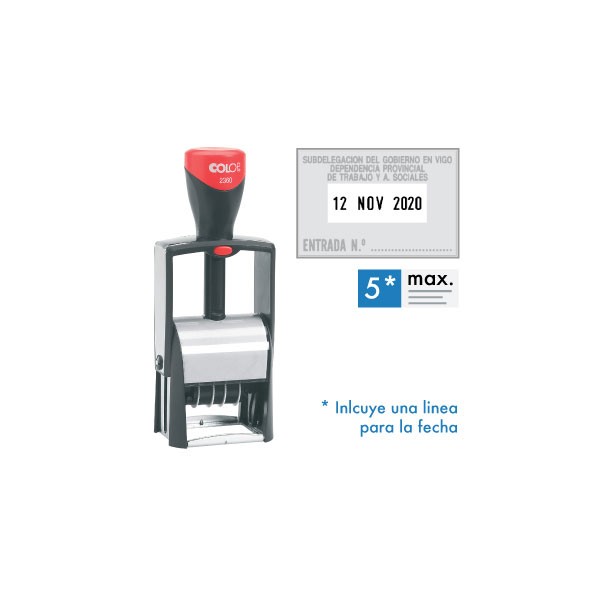 FECHADOR AUTOMATICO 30x45mm COLOP 2360