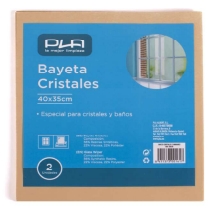 Paq 12 BAYETAS CRISTALES 40X35 CM Ref. 12658