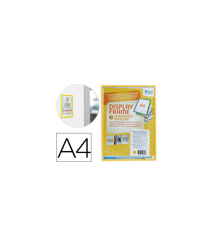 Marco de identificación Tarifold amarillo A4 Ref. 194884