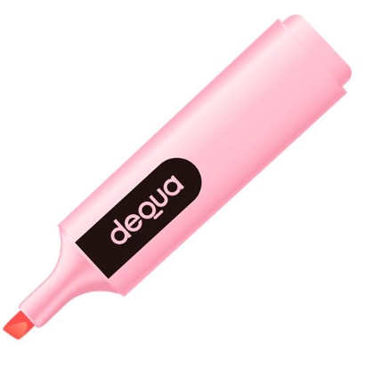 DEQUA MARCADOR FLUORESCENTE ROSA PASTEL Ref. 040432*