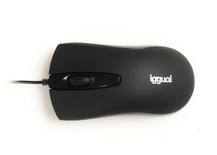 Ratón óptico USB COM-BUSINESS-1200DPI negro