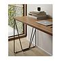 MESA LETS WORK HOME EDITION 120X56X74 ENCIMERA NOGAL / ESTRUCTURA NEGRO