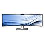 Philips Brilliance P-line 499P9H - Monitor LED  curvado - 49" (48.8" visible) - 5120 x 1440 Dual Quad HD @ 60 Hz - VA - 450 cd/m² - 3000:1 - Display HDR 400 - 5 ms - 2xHDMI, DisplayPort, USB-C - altavoces - negro con textura